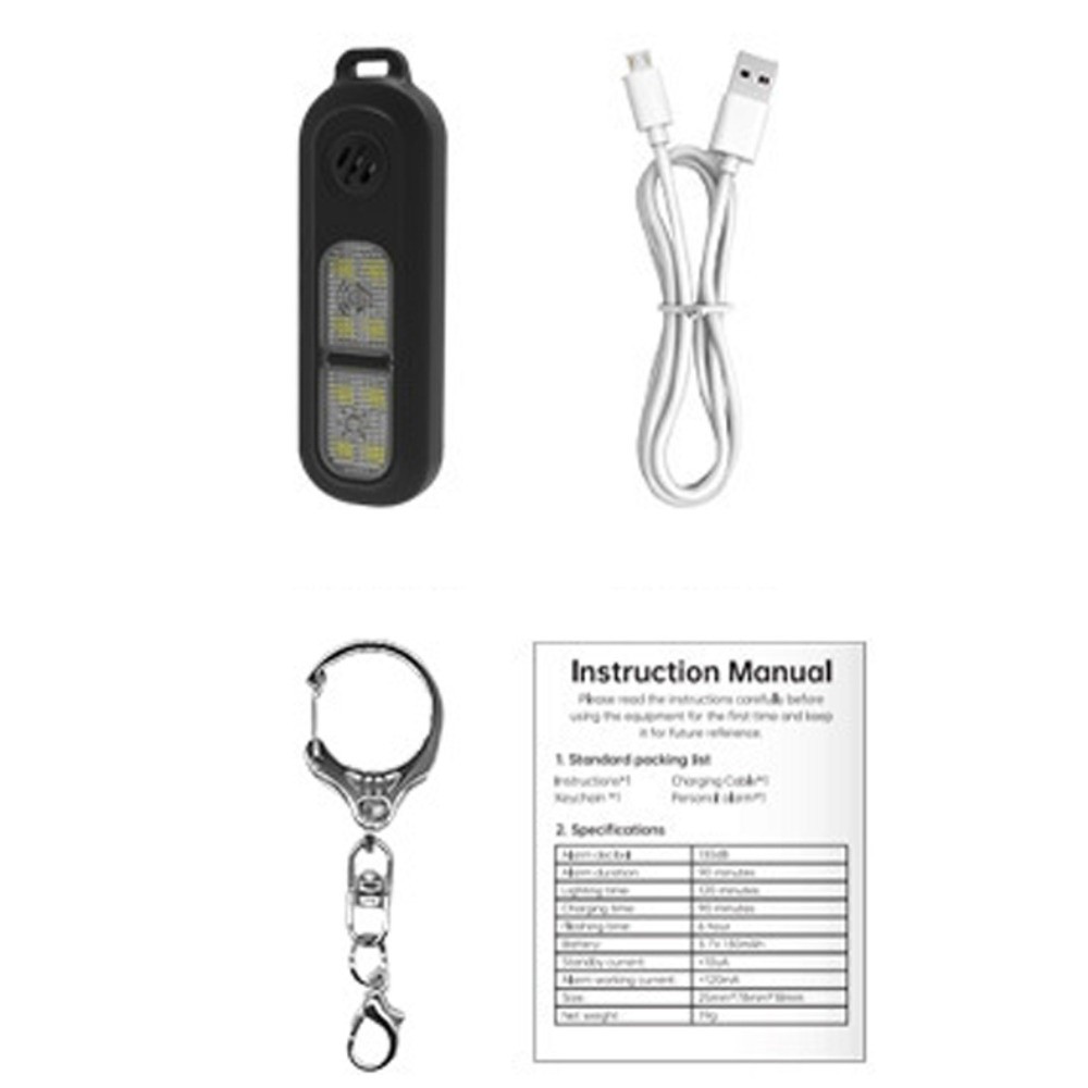 홀라름 충전식 키체인 알람 — 여성, 어린이, 노인을  - Personal Alarm Keychain 리뷰 및 가격