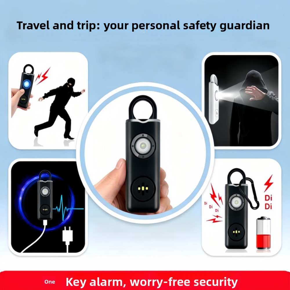 130 데시벨 고음 개인 경보기, 배터리 부족 알림,  - Personal Alarm Keychain 리뷰 및 가격