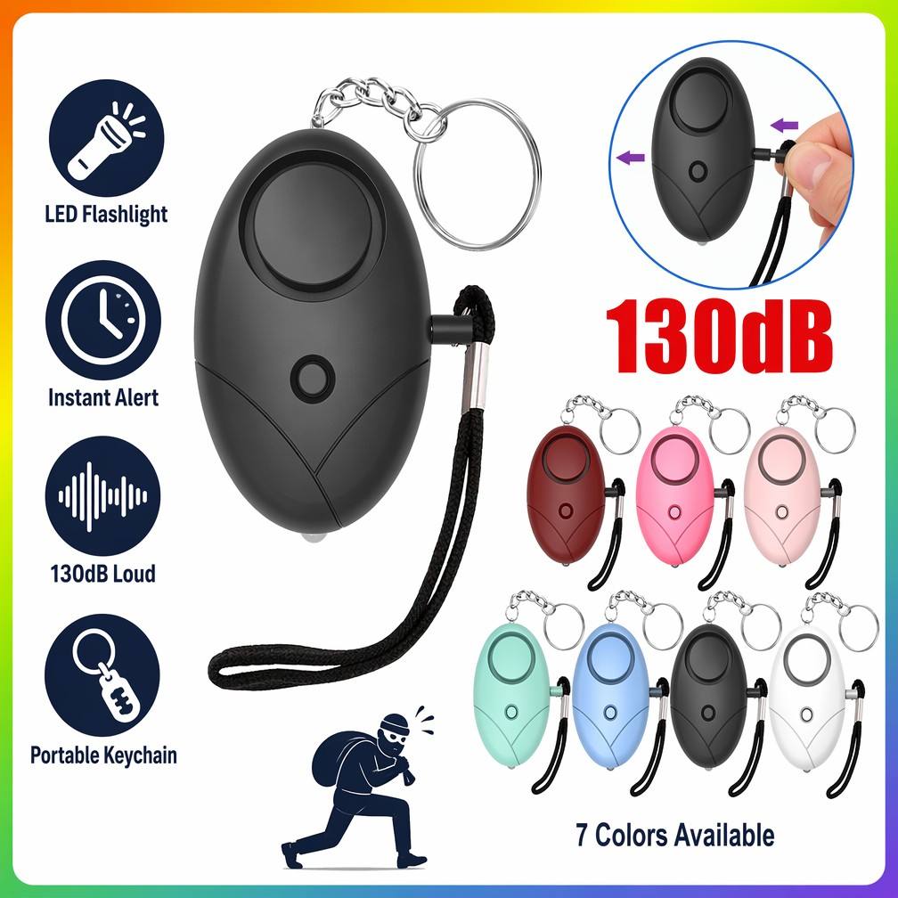 130db 개인 안전 경보 키체인 안티 울프 자기 방어 - Personal Alarm Keychain 리뷰 및 가격
