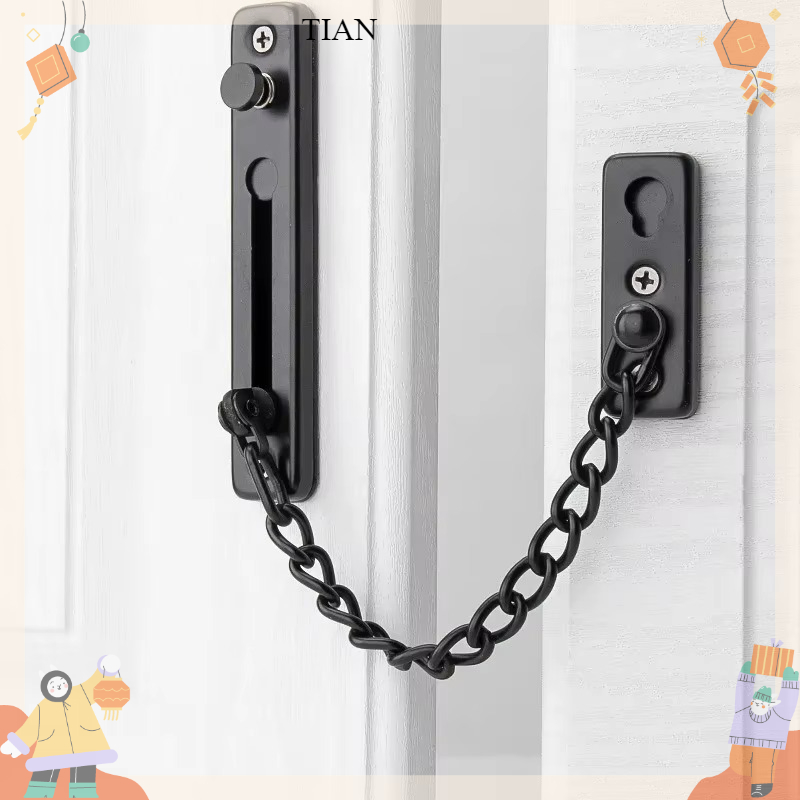 스테인리스 스틸 소재의 열쇠는 고온에 강하고, 문 체인 - Security Chain Door 리뷰 및 가격