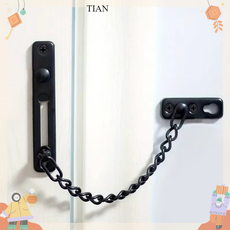 스테인리스 스틸 소재의 열쇠는 고온에 강하고, 문 체인 - Security Chain Door 리뷰 및 가격